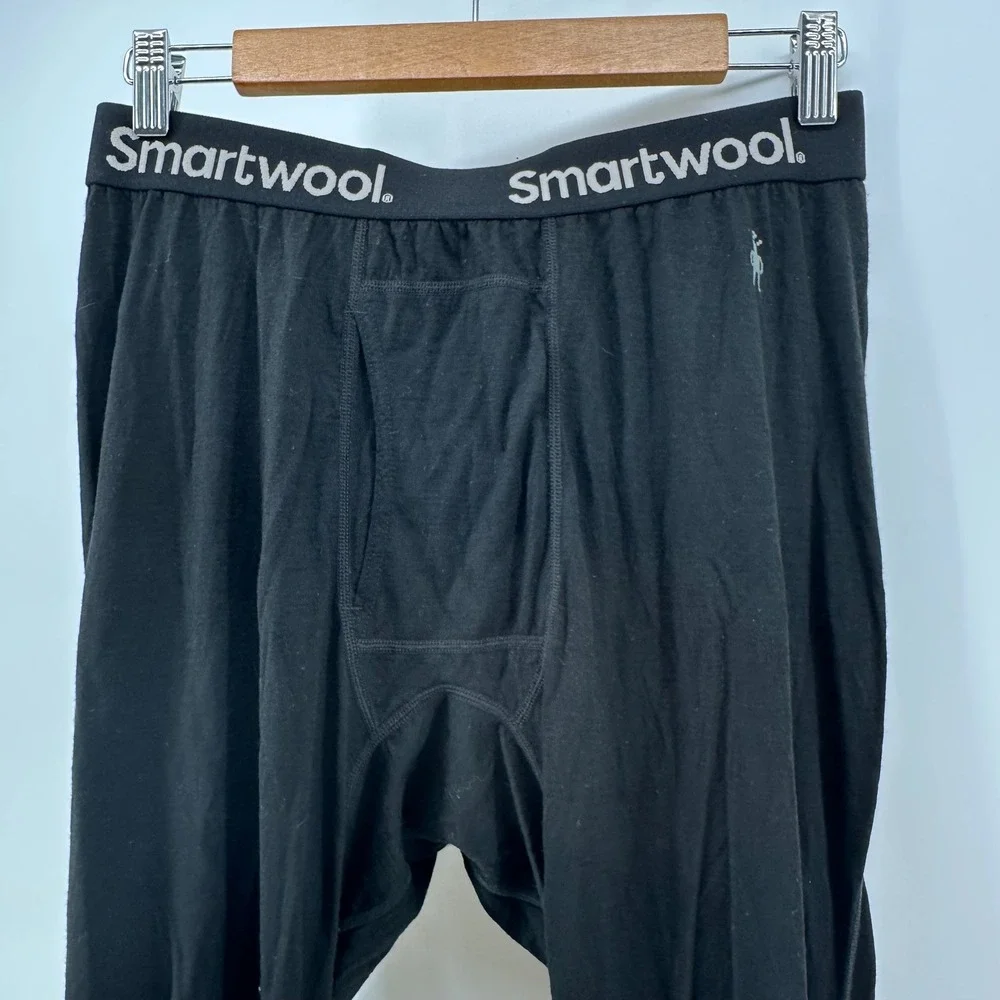 Smartwool Mens Merino 150 Base Layer Set Black Long Sleeve Top Leggings Small